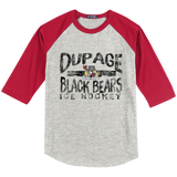 Dupage Black Bears Youth Colorblock Raglan Jersey